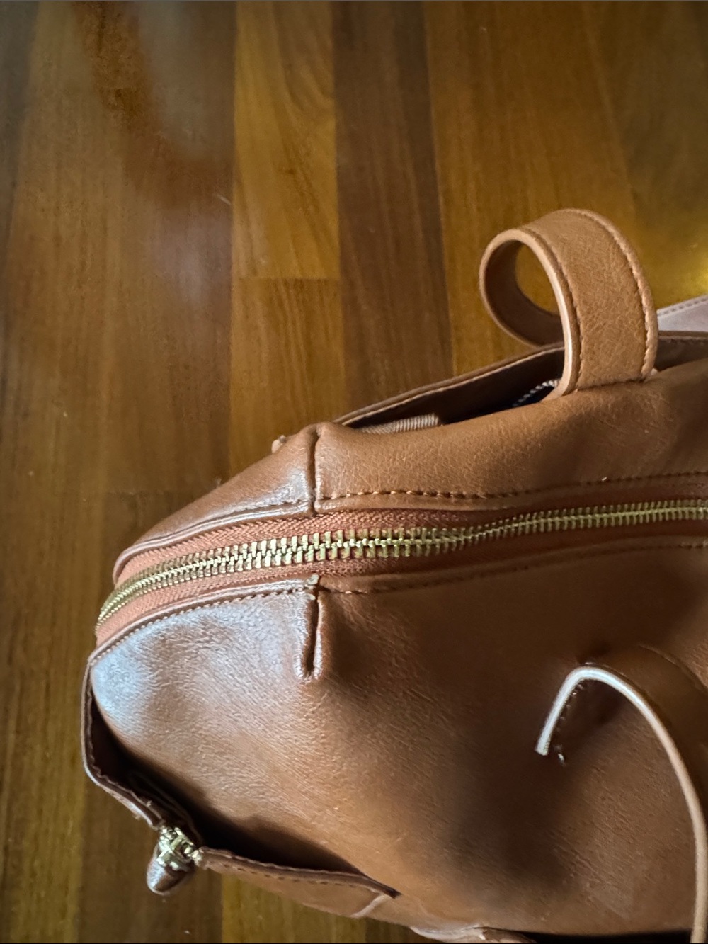 Māden Convertible Carryall Tote - Saddle - Picture 6 of 12